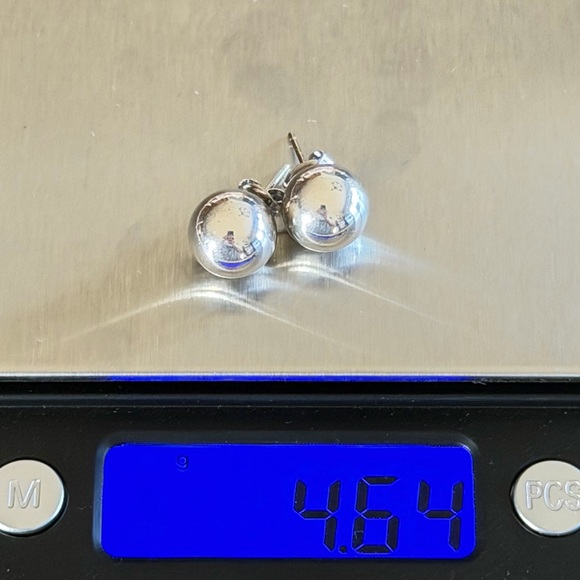 Tiffany & Co. Silver Ball Earrings - Picture 11 of 16